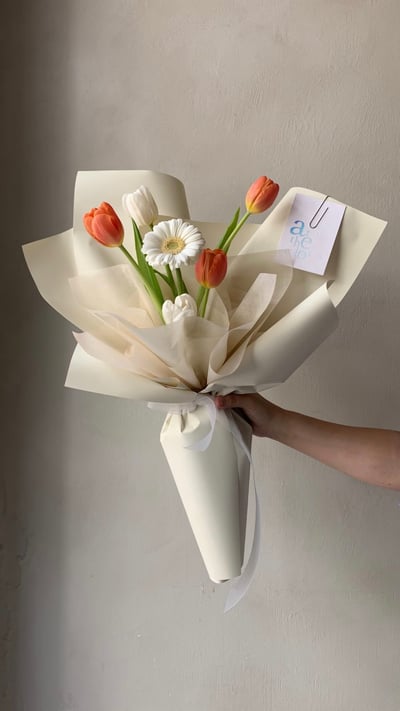 模樣 - 橘白色系2