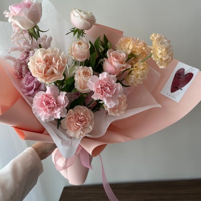 浮誇一次 L Size 花束 - 蜜桃5