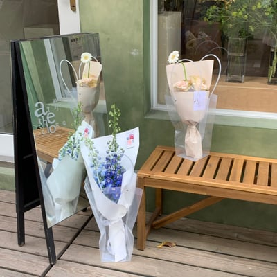 3 支藍色飛燕花束3