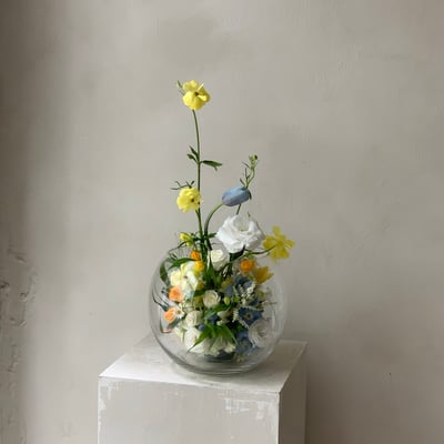 球型玻璃桌花課程2