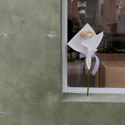 單支流沙玫瑰花束6