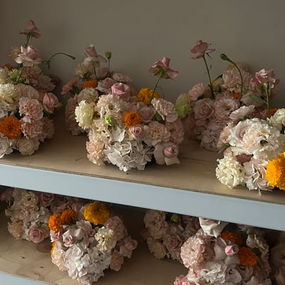 婚禮商業桌花・商業實用無盆器桌花裝飾課程9