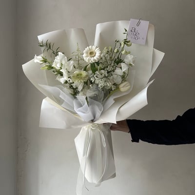 中階韓式花束包裝課程8