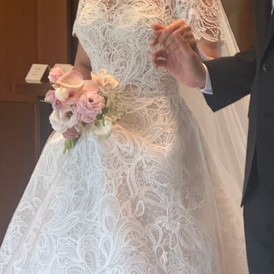 韓式新娘捧花 - 粉白色系4