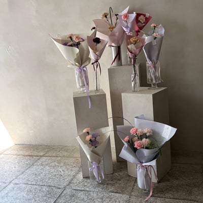 日常裡的溫柔 M Size 花束- 淺粉色8