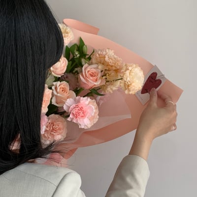 浮誇一次 L Size 花束 - 蜜桃3