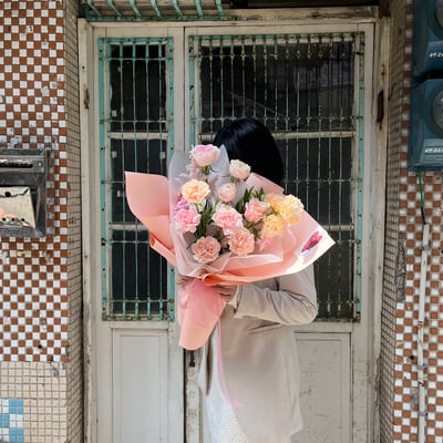 浮誇一次 L Size 花束 - 蜜桃6