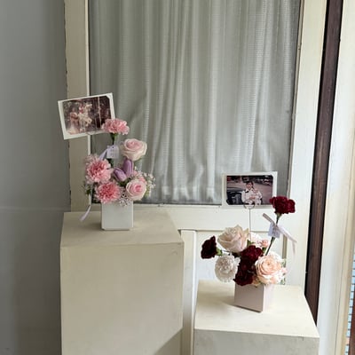 願妳總是漂亮 鮮花桌花 - 粉紫5