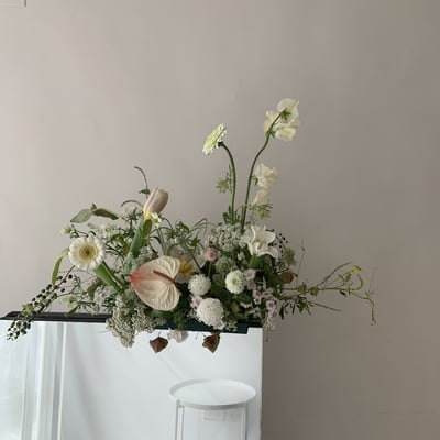 Long & Low 講台花/接待花設計課程4