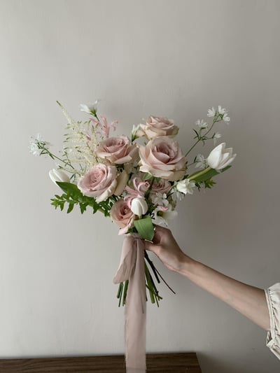 韓式新娘捧花 - Rose4