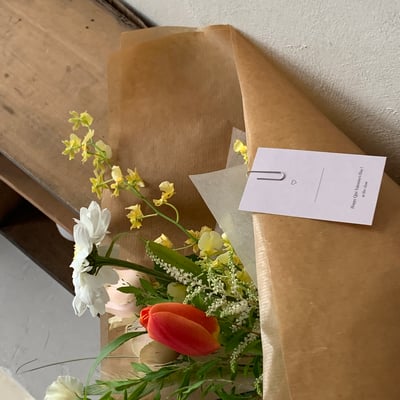 繽紛色系混合花束 - M Size3