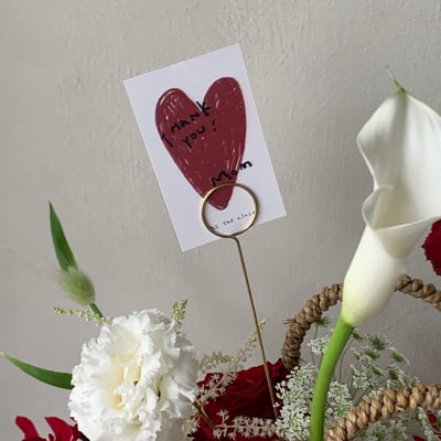 只愛大紅花此刻風格花籃4