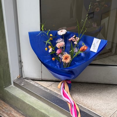 鬱金香花束包裝＋最新潮流韓式花束包装課程9