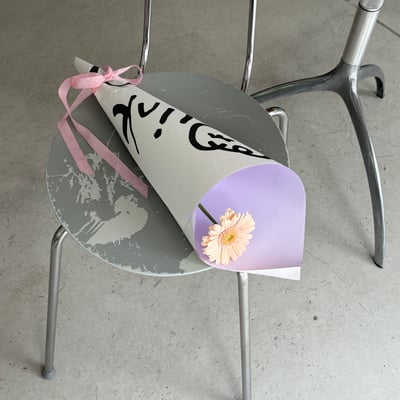 Blush Pink Gerbera Bouquet (White)4