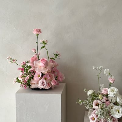 婚禮商業桌花・商業實用無盆器桌花裝飾課程2