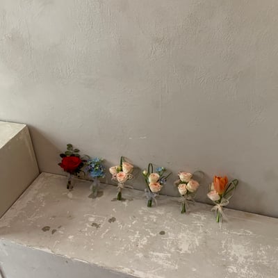 胸花 - 杏粉色系3