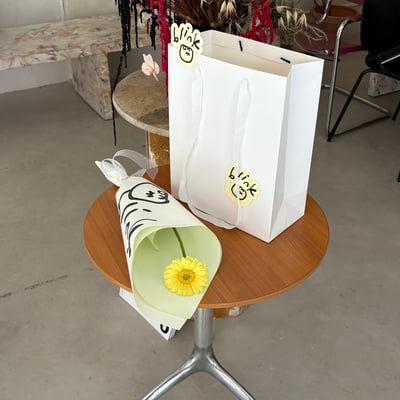 Yellow Gerbera Bouquet (White)5