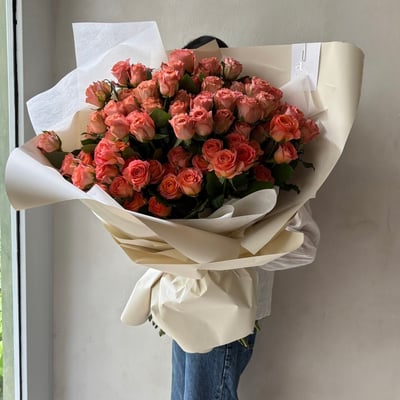 99朵玫瑰花束包裝課程6