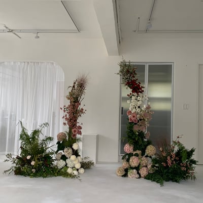 婚禮拱門設計＋地面花課程7