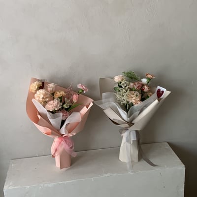 摟在懷裡也可愛 M Szie 花束- 奶茶色3