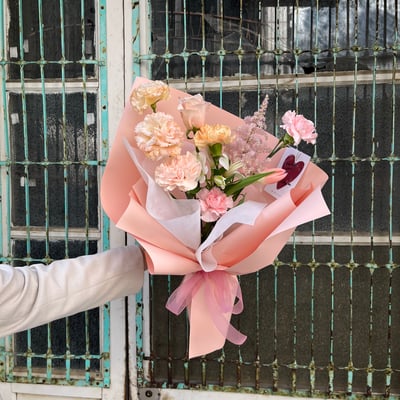 摟在懷裡也可愛 M Size 花束 - 蜜桃8