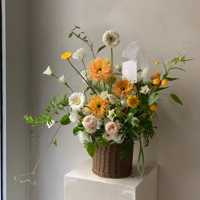 韓式花籃課程12