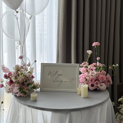 婚禮商業桌花・商業實用無盆器桌花裝飾課程5