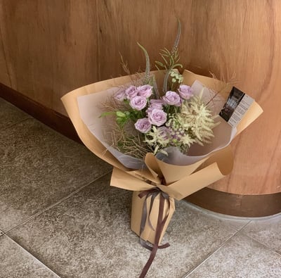 大型投瓶花藝設計＋大型花束包裝應用課程7