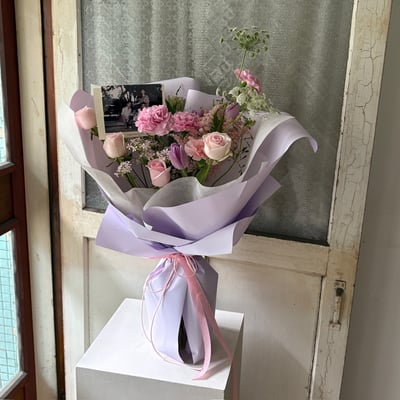 我的愛呀滿出來 L Size - 粉紫3