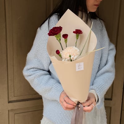 康乃馨甜筒花束7