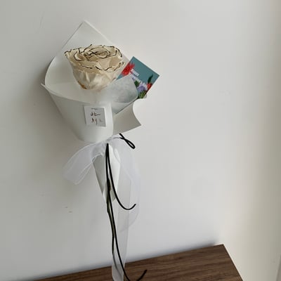 單支永生玫瑰花束7