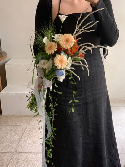 線型韓式新娘捧花課程3