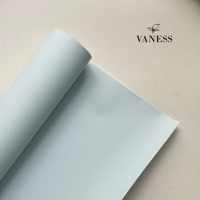 韓國 VANESS FLOWER 包裝紙 V43 Light blue1