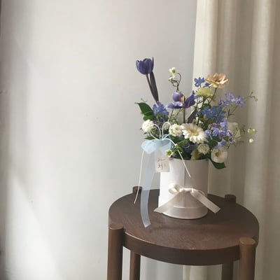 雙層圓形花盒1