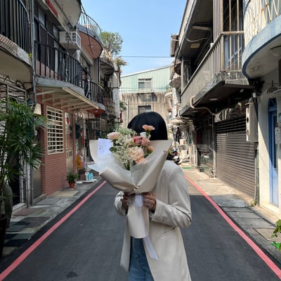 摟在懷裡也可愛 M Szie 花束- 奶茶色6