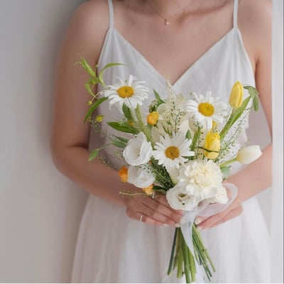 韓式新娘捧花 - Ｍarguerite3