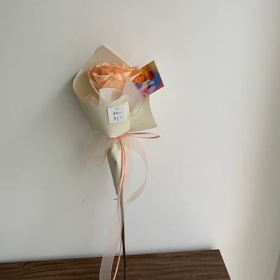 單支永生玫瑰花束6