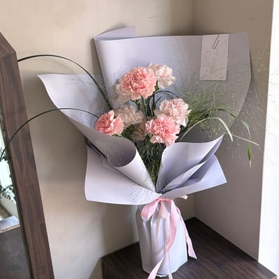 日常裡的溫柔 M Size 花束- 淺粉色2