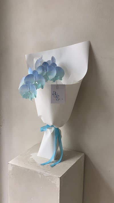 染色蘭花花束2