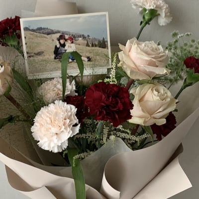 我的愛呀滿出來 L Size 花束- 紅裸色4