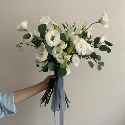 歐式捧花 - 大圓尤加利2