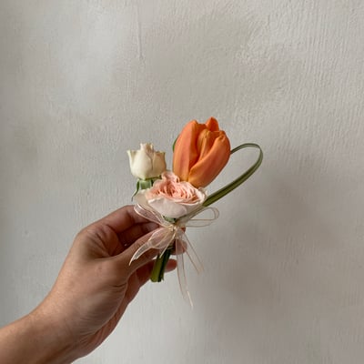 胸花 - 杏粉色系2