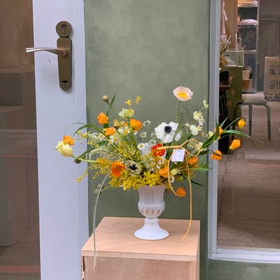 冠軍杯古典桌花設計課程4