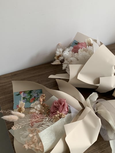 永生玫瑰混合 S Size 花束10