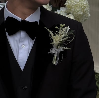 手臂式捧花＋胸花練習課程8