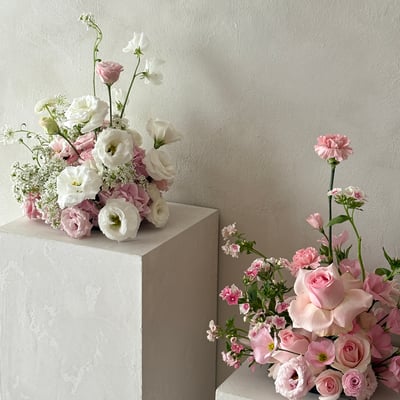 婚禮商業桌花・商業實用無盆器桌花裝飾課程3