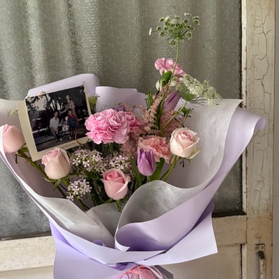 我的愛呀滿出來 L Size - 粉紫2