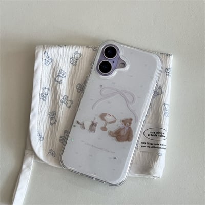 𝟐𝑫𝑨𝒀𝑺.𝒍𝒂𝒃｜夢幻小熊蝴蝶結 iPhone 13–17 系列4