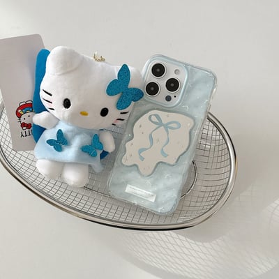 𝟐𝑫𝑨𝒀𝑺.𝒍𝒂𝒃｜透藍鏡面蝴蝶結 iPhone 11–17 系列3