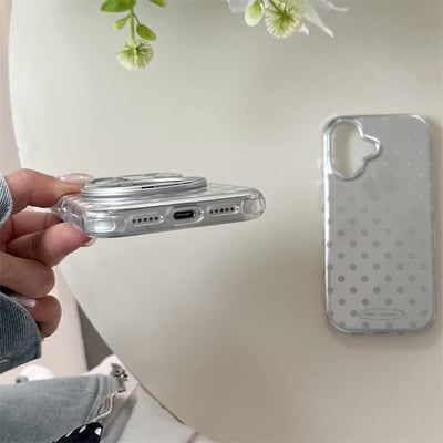 𝟐𝑫𝑨𝒀𝑺.𝒍𝒂𝒃｜波點磁吸玻璃支架手機殼 iPhone 14-179
